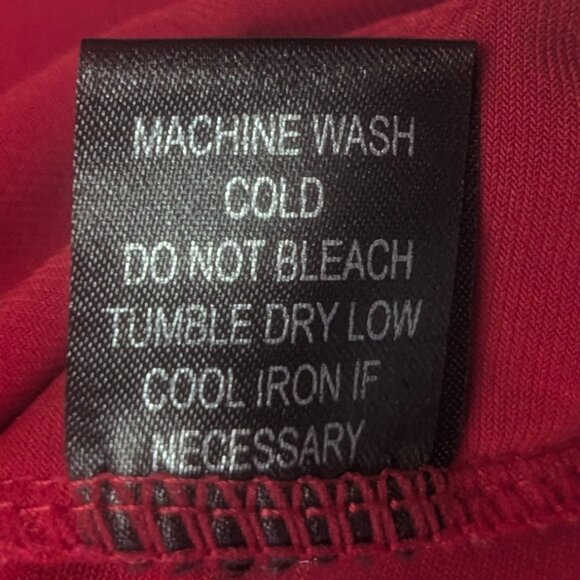 JM Studio by John Meyer Red Sleeveless Top Size Small - Picture 8 of 9